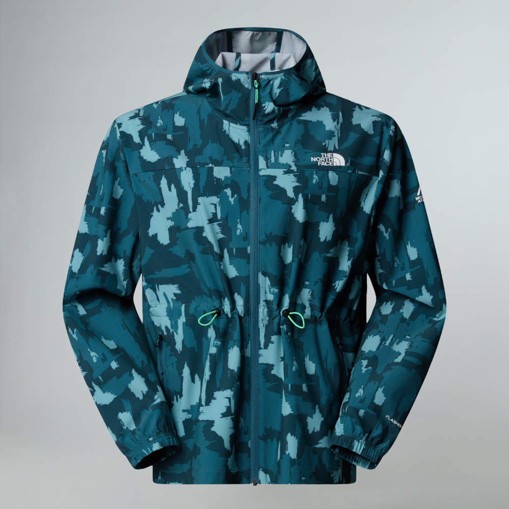 WOMEN'S MOUNTAIN ATHLETICS PRINTED HOODED WIND JACKET